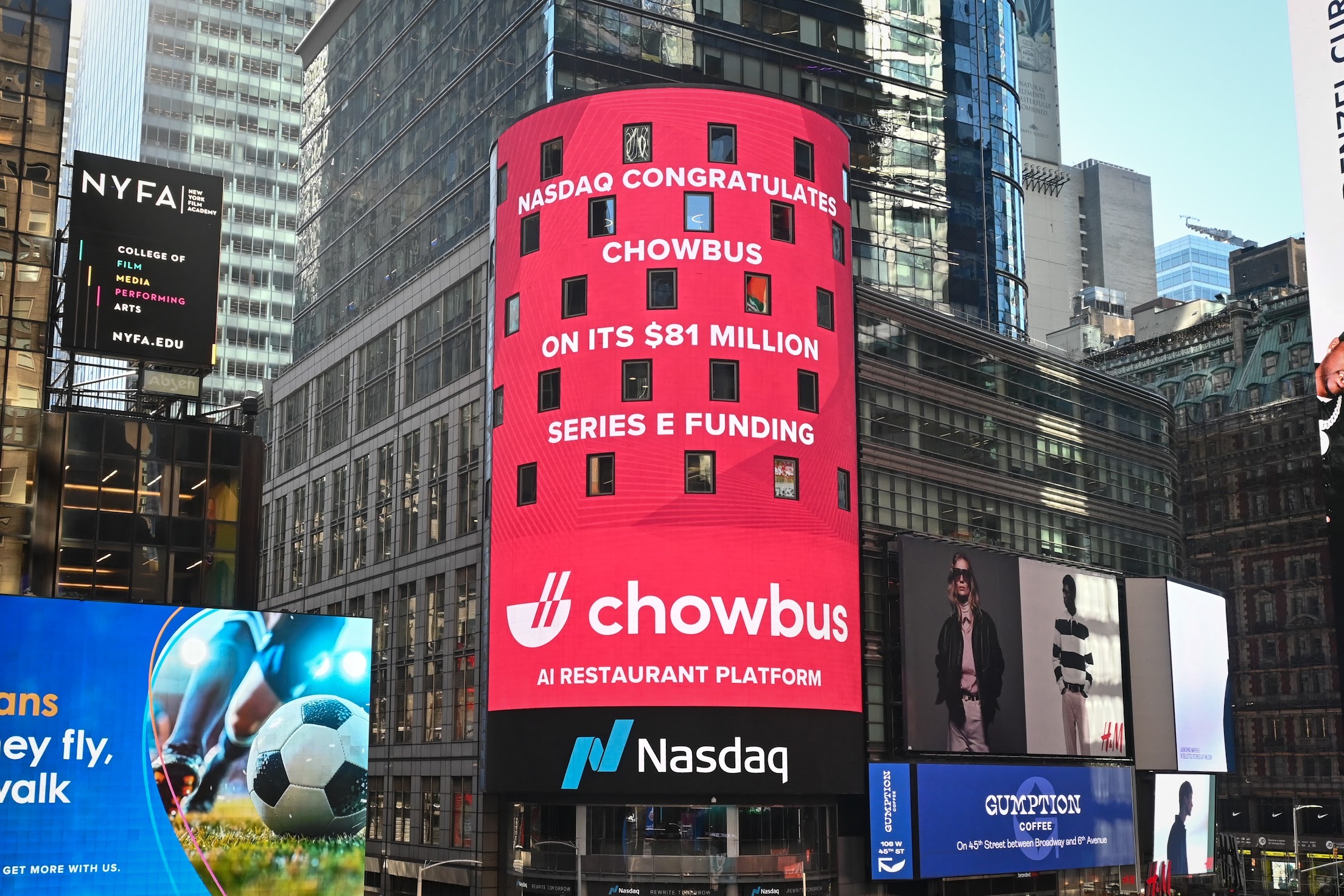 Chowbus Series E announcement photograph