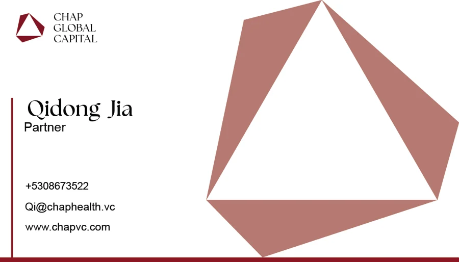 Business card: Qidong Jia, Partner